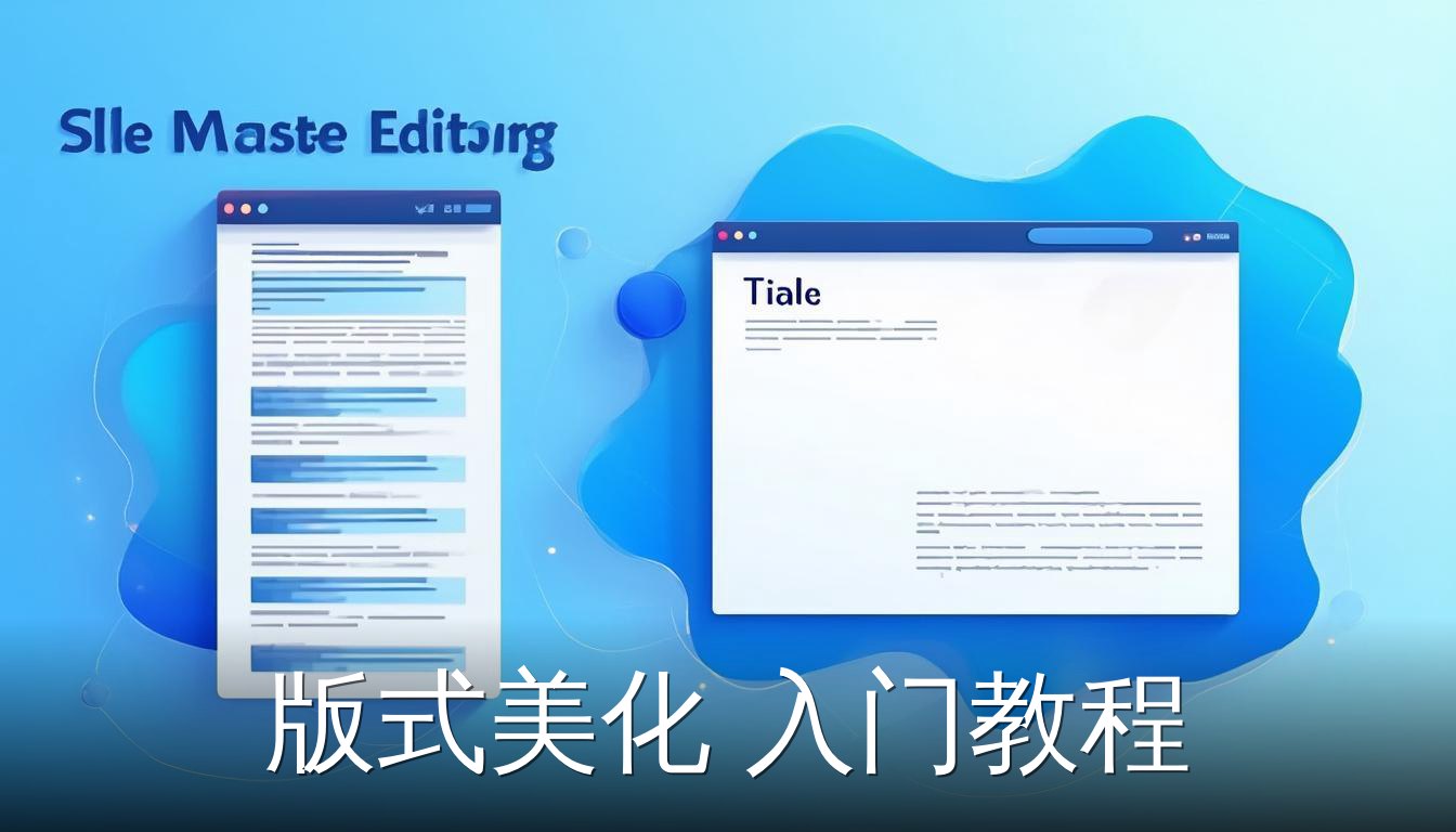 幻灯片母版编辑界面，显示标题和正文占位符及参考线