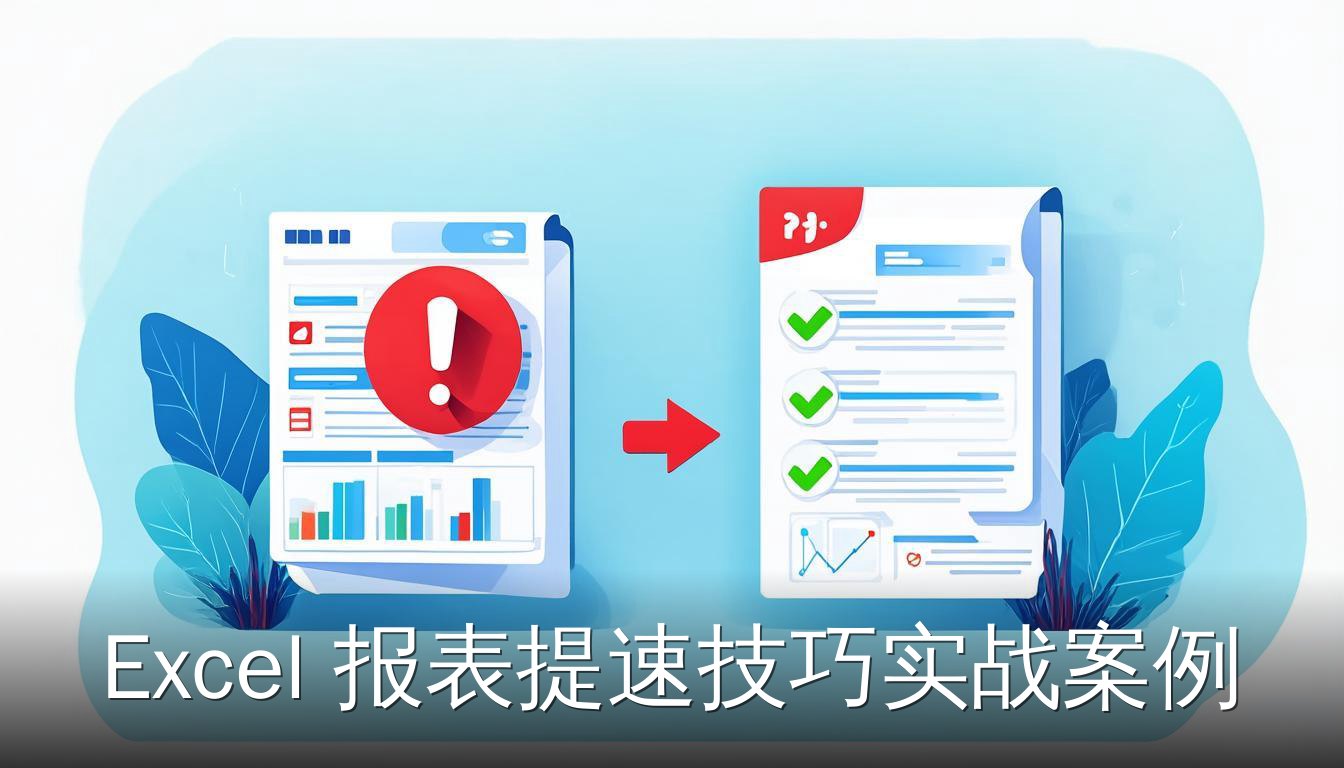 Excel报表提速技巧实战案例从杂乱数据到整洁报表的转变